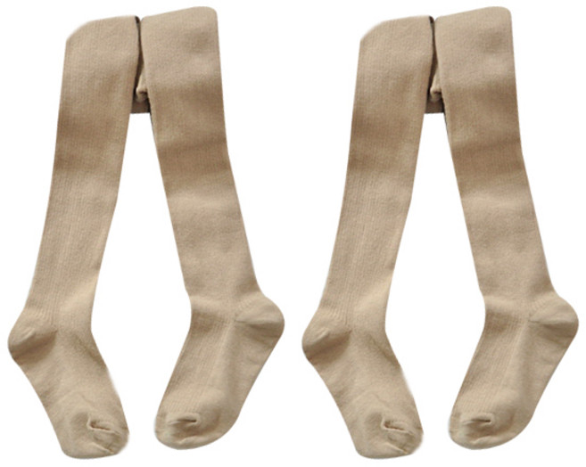 릴리앤보니 아동용 골지 타이즈 2족 세트