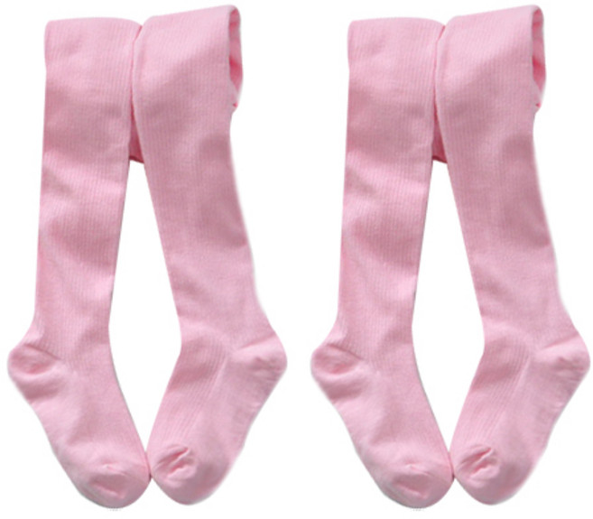 릴리앤보니 아동용 골지 타이즈 2족 세트