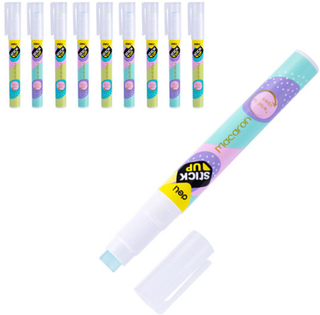 델리 마카롱 슬림 글루스틱 EA23810 랜덤 발송, 2.6g, 10개