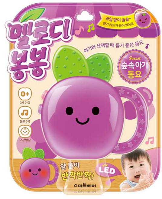 멜로디 봉봉 사운드북, 숲속 아기 동요, 스마트베어