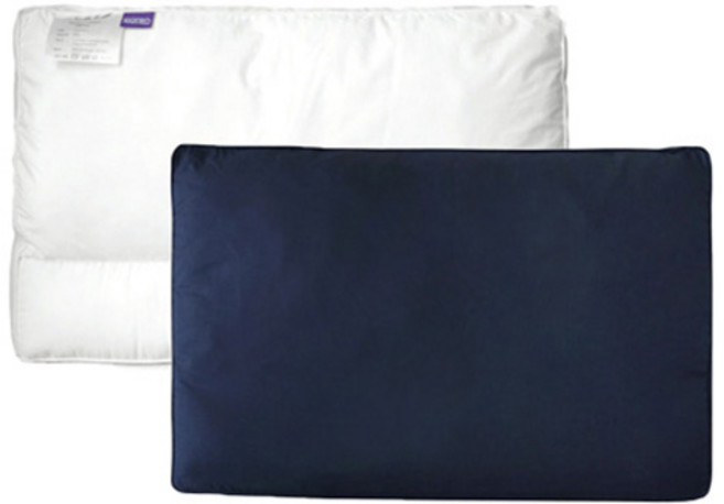 포렌 나를 위한 베게솜 + 베개커버 세트, 딥코발트블루, 1개