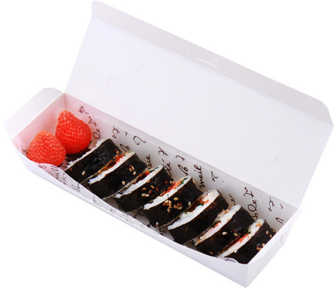 다용도 종이도시락 20.5 x 5 x 3.7 cm, 25개입, 1세트