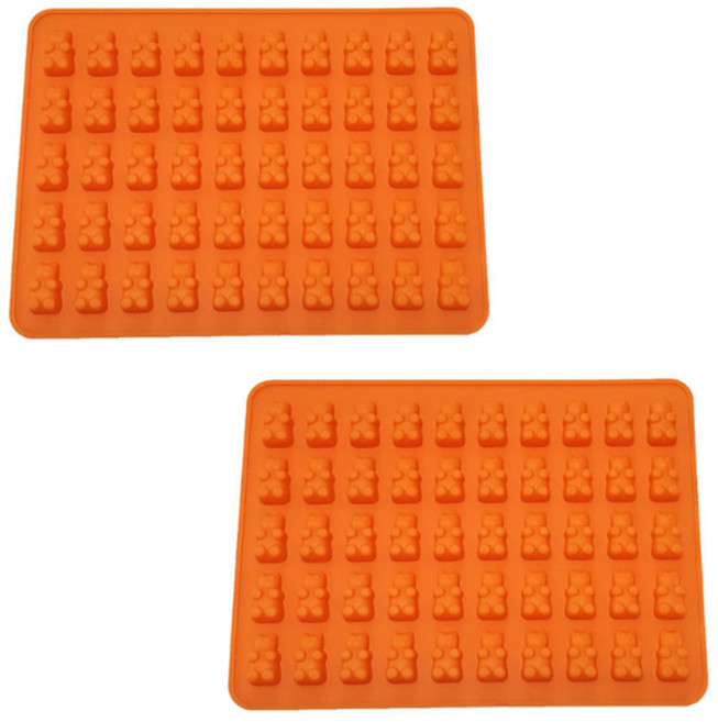 실리콘몰드 아기곰젤리 몰드 50구, 2개