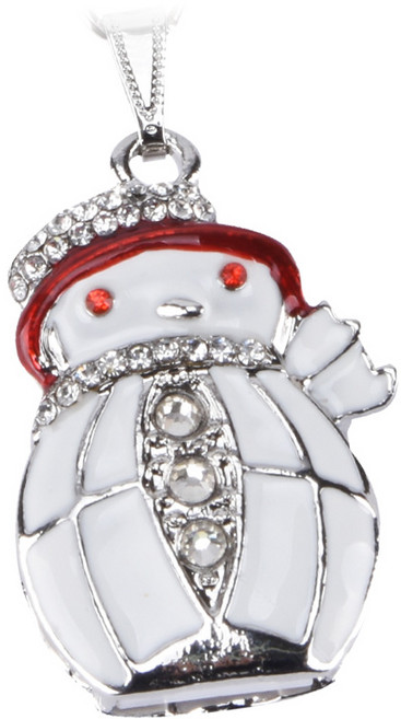 칼론 크리스마스 메탈 캐릭터 USB메모리 메탈스노우맨, 4GB, 1개