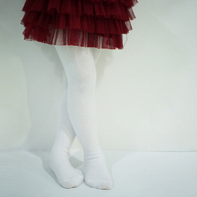 릴리앤보니 아동용 무지 타이즈 3족