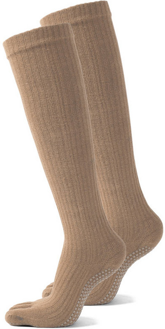 데비 비비드 논슬립 골지 요가 니삭스