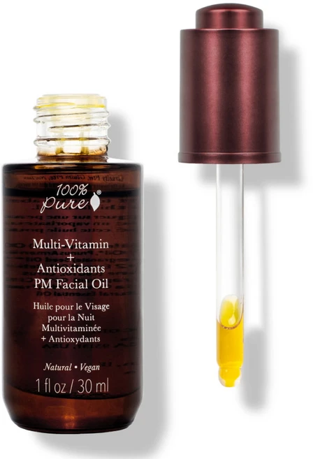 100%퓨어 멀티비타민 안티옥시던트 피엠 페이셜 오일, 30ml, 1개 - 쿠팡