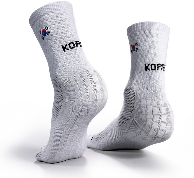 준타스 슈퍼레이티보 양면 논슬립 하프삭스 코리아 에디션 CUSHION, 화이트, 1개