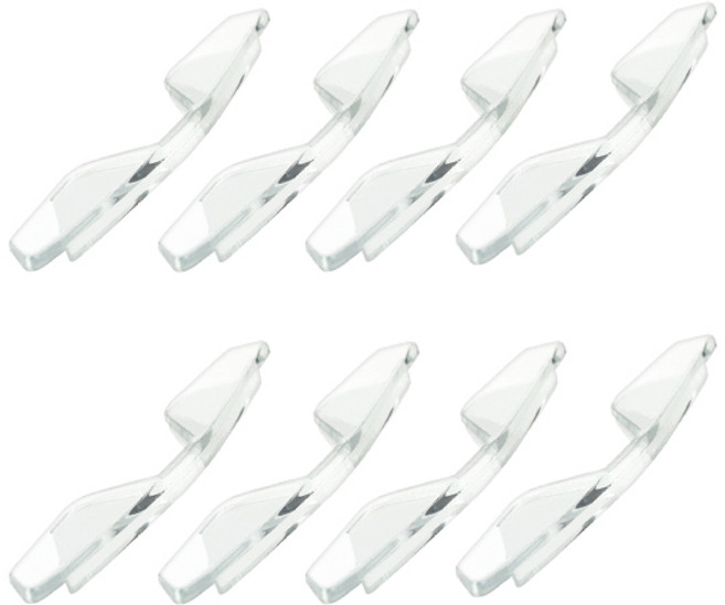 카템 엣지 콕 스탑 투명 도어가드, 화이트, 8개