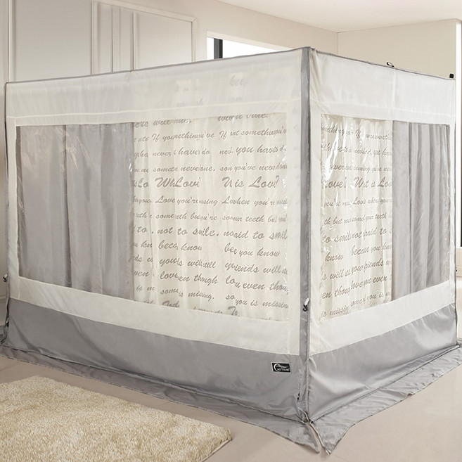 알뜨리 소프트 사각 커튼형 난방 텐트 + 커튼 + 투라인 프레임 세트