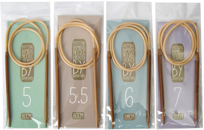 브랜드얀 고급 누디 흑대바늘 4종 세트, 1세트