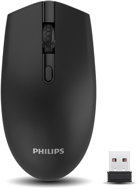 필립스 M404 사무용 무선 마우스, SPK7404, 혼합 색상