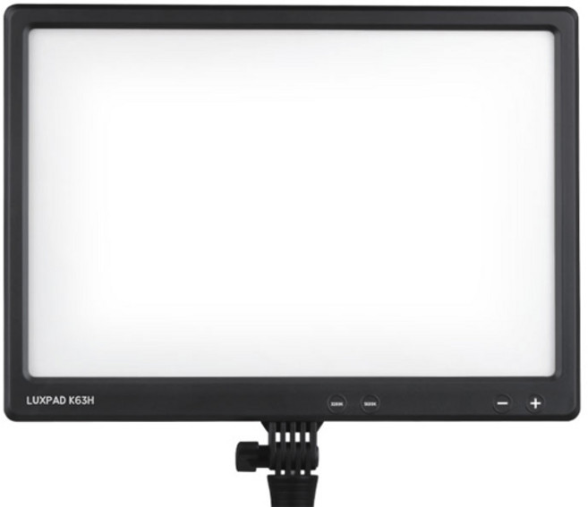 유쾌한생각 유튜브 개인방송 촬영 룩스패드 LED 조명, K63H, 1개