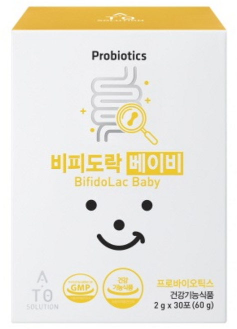 에이토솔루션 비피도락 베이비 프로바이오틱스, 2g, 30개