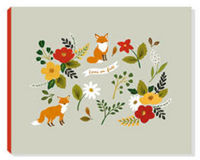 크래썸 포켓형 일러스트 미니앨범, 폭시그레이, 12매