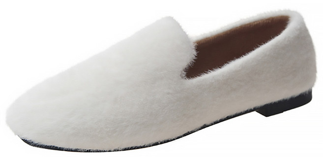 알럽홈 캐주얼 겨울 플랫 슈즈