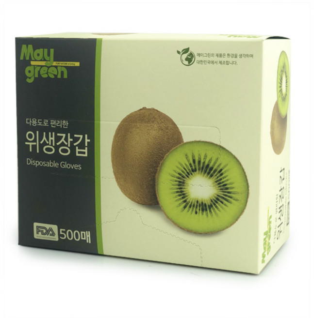 메이그린 위생 장갑, 500개입, 1개
