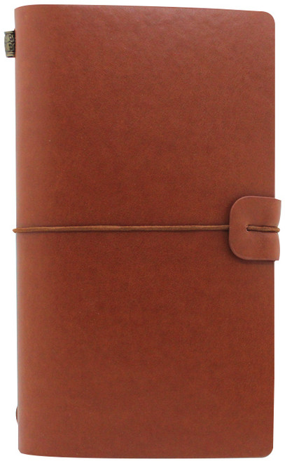 빅드림 복고 가죽 레트로 빈티지 만년 다이어리, 브라운, 1개