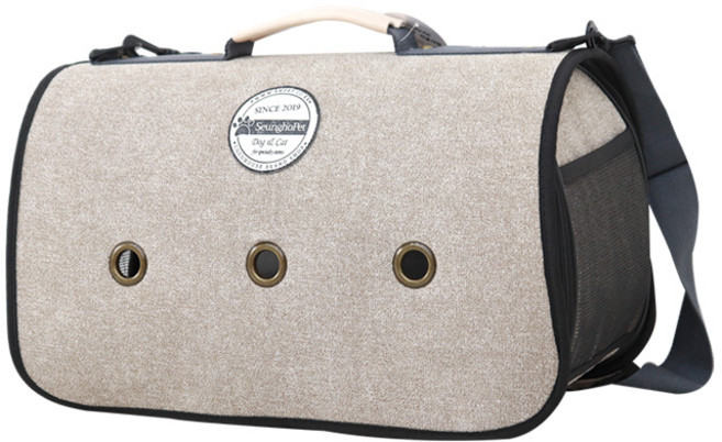 레드퍼피 하드 케이스 이동가방, 베이지, 1개