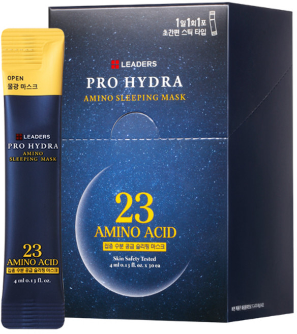 리더스 프로하이드라 아미노 슬리핑 마스크팩, 4ml, 30개