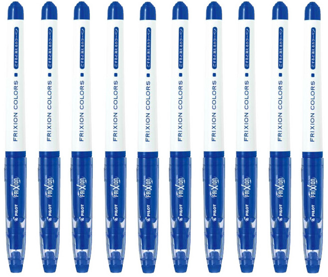 프릭션 컬러즈 지워지는 사인펜, 블루, 10개