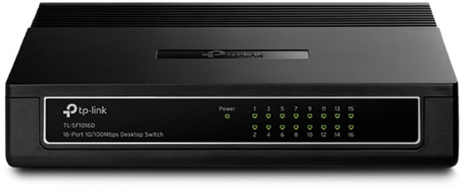 티피링크 16포트 SOHO 데스크탑 스위칭허브, TL-SF1016D, 1개