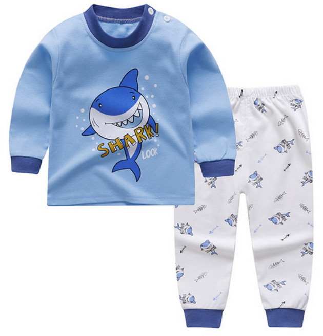 스타도어 아동용 빅캐릭 프린팅 실내복 상하세트 Q063BKSA001