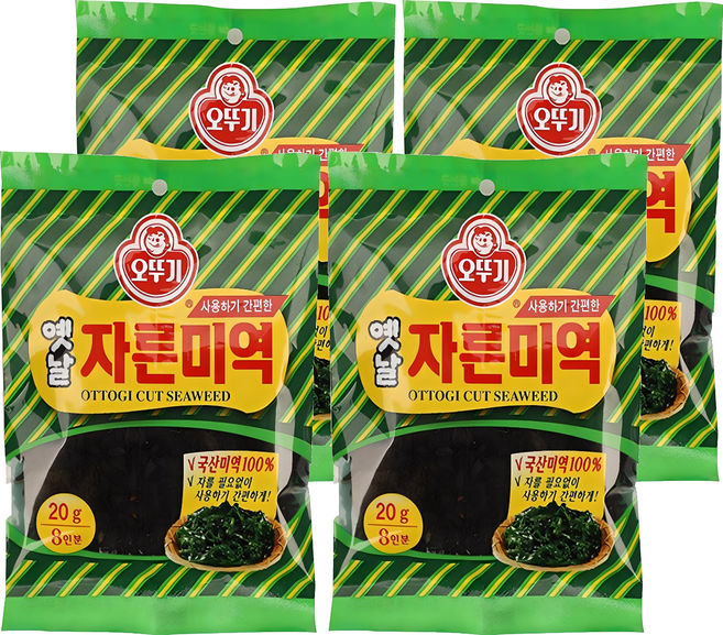 오뚜기옛날 자른미역, 20g, 4개
