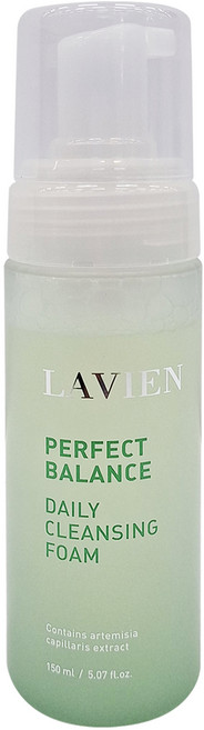 LAVIEN 樂薇昂 Perfect Balance 極淨水潤艾草奶蓋潔顏慕斯, 150ml, 1個