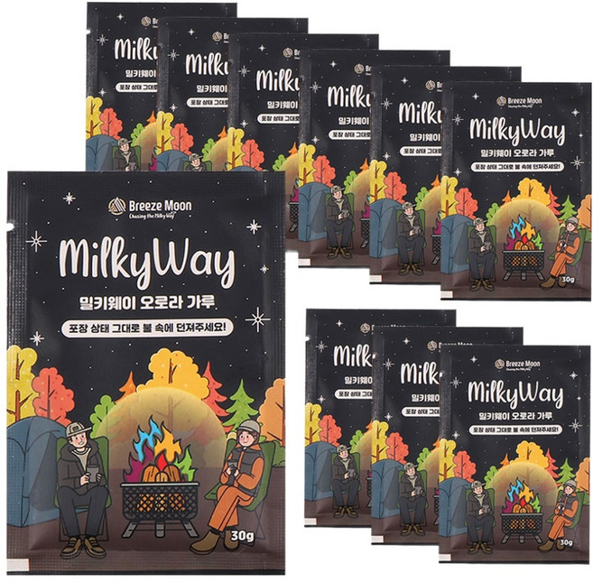 브리즈문 2세대 밀키웨이 오로라 가루 30g, 10개