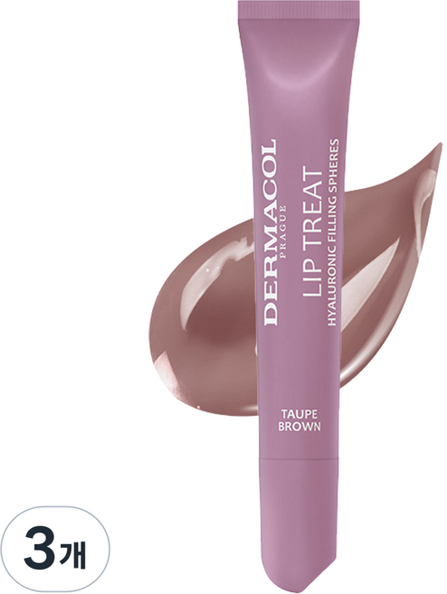 더마콜 립트릿 컬러 립글로스 10ml, 3개, 9호 토프 브라운