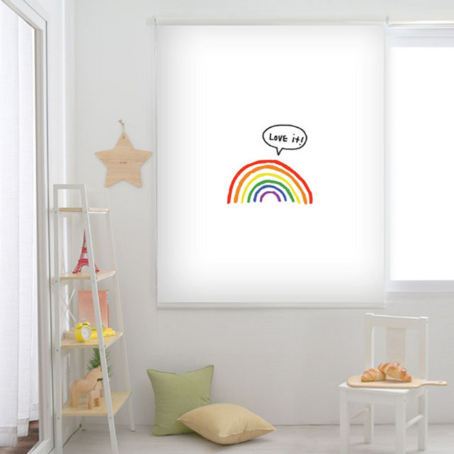 끌래망스 무지개러빗 롤스크린 일반