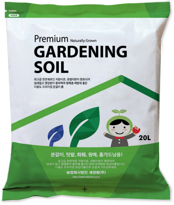 세경팜 프리미엄 다용도 분갈이흙, 1개, 20L