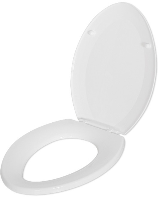 모아시스템즈 하드 변기커버 대형 오형 하부 체결형 세트, 화이트, 1세트