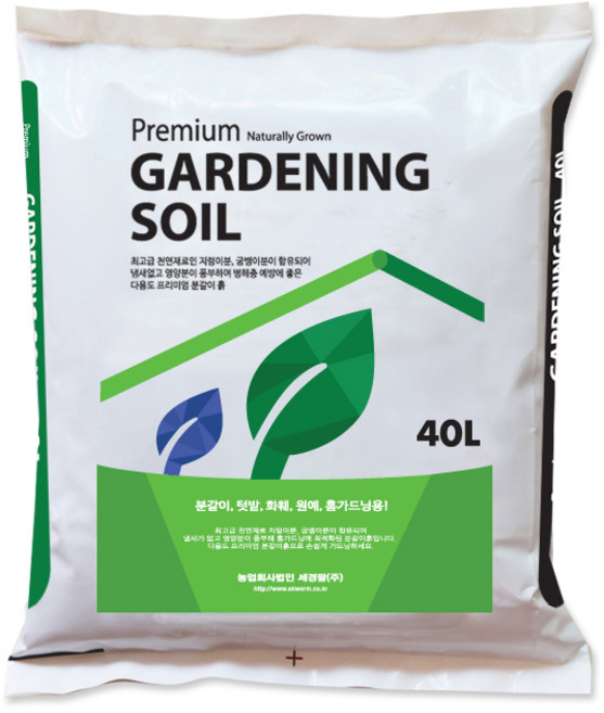 세경팜 프리미엄 다용도 분갈이흙, 1개, 40L