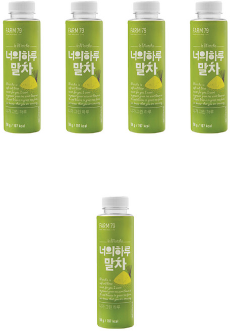팜79 너의하루 말차 선식가루, 50g, 5개