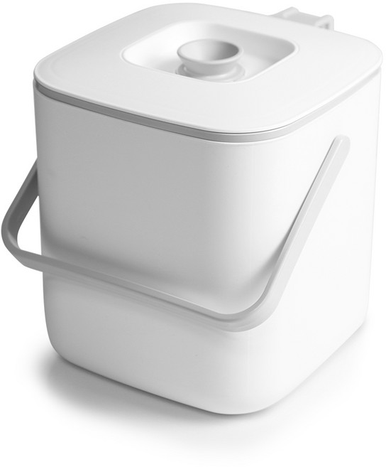 국산 담따 담고 따르는 음식물 쓰레기통 3L, 화이트, 1개