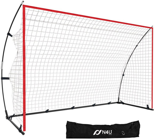 N4U 攜帶式足球球門 N4U-S200, 紅框/白網