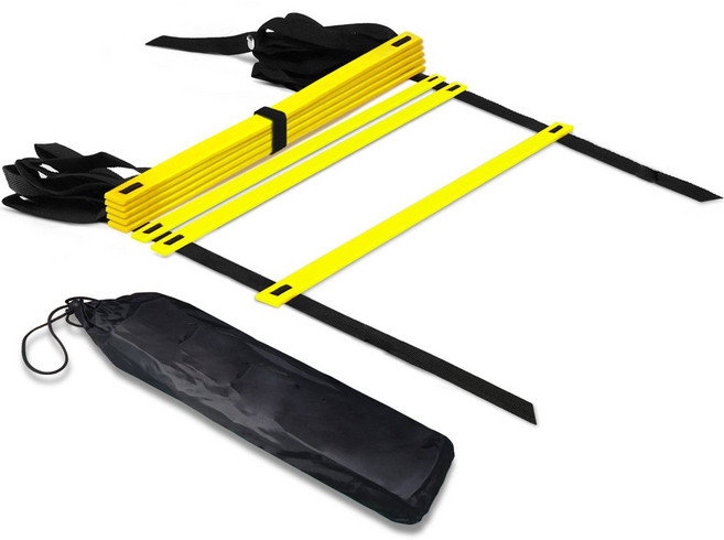 엔포유 트레이닝 스텝 사다리 축구연습용품, 옐로우 + 블랙, 1개