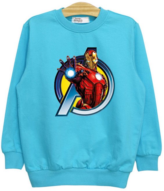 뉴욕꼬맹이 아동용 마블 아이언맨 어벤져스 맨투맨z 티셔츠 P013