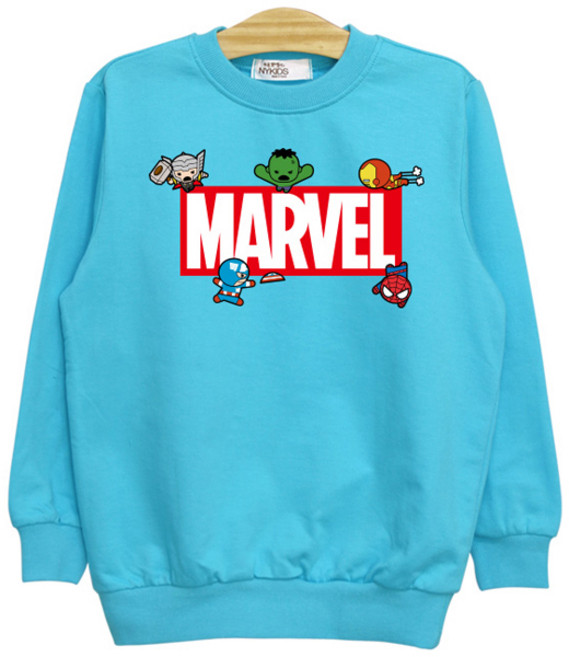 뉴욕꼬맹이 아동용 어벤져스 마블 맨투맨z 티셔츠 P021