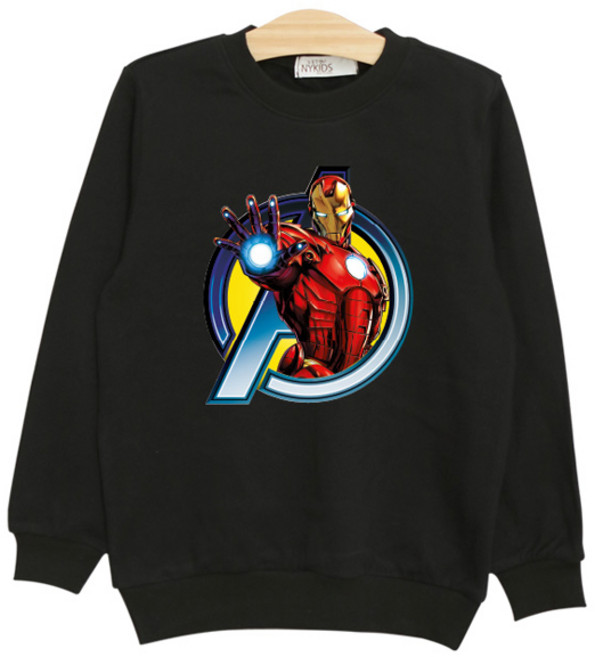 뉴욕꼬맹이 아동용 마블 아이언맨 어벤져스 맨투맨z 티셔츠 P013