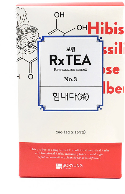 보령 Rx TEA No.3 힘내다 茶, 2g, 10개입, 1개