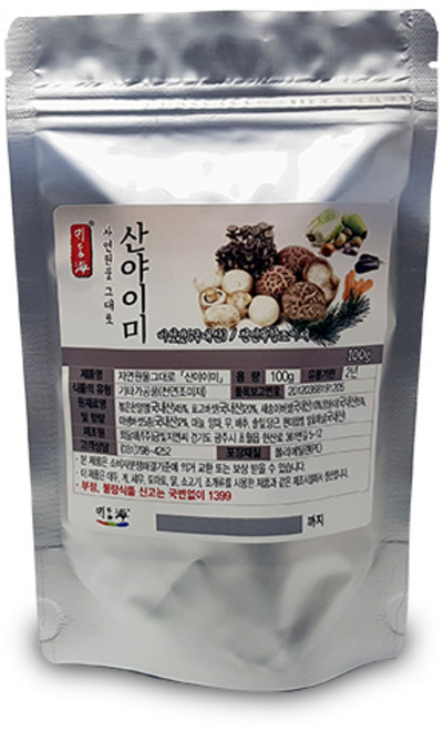 뫼달해 산야이미 버섯맛, 100g, 1개