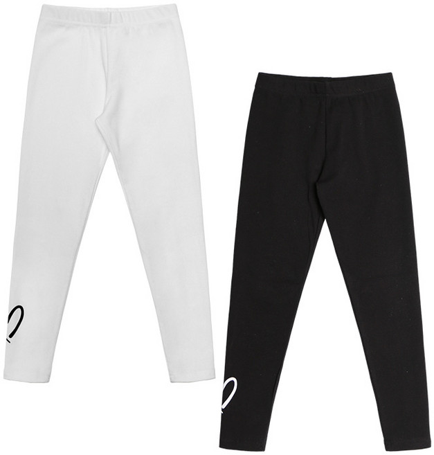 유라비 여아용 헤레나 하트 레깅스 2p