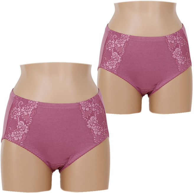 레이스 요실금 맥시팬티 2p
