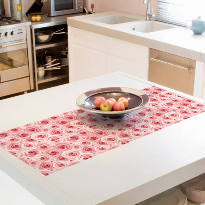 환타스틱스 그래픽 타일 주방 시트지 장미 CSGT 38, 8개