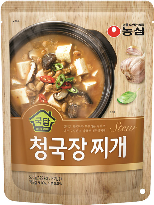 쿡탐 청국장 찌개, 500g, 1개