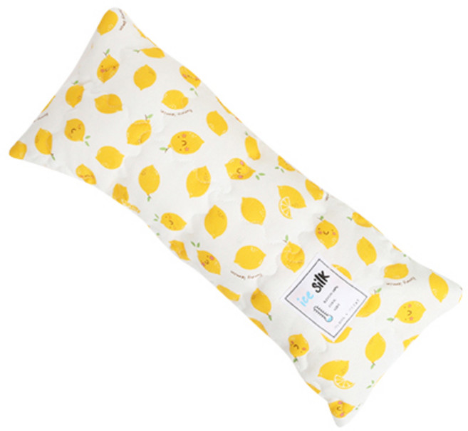 이츠독 인견 아이스 반려 동물 베게, 레몬, 1개