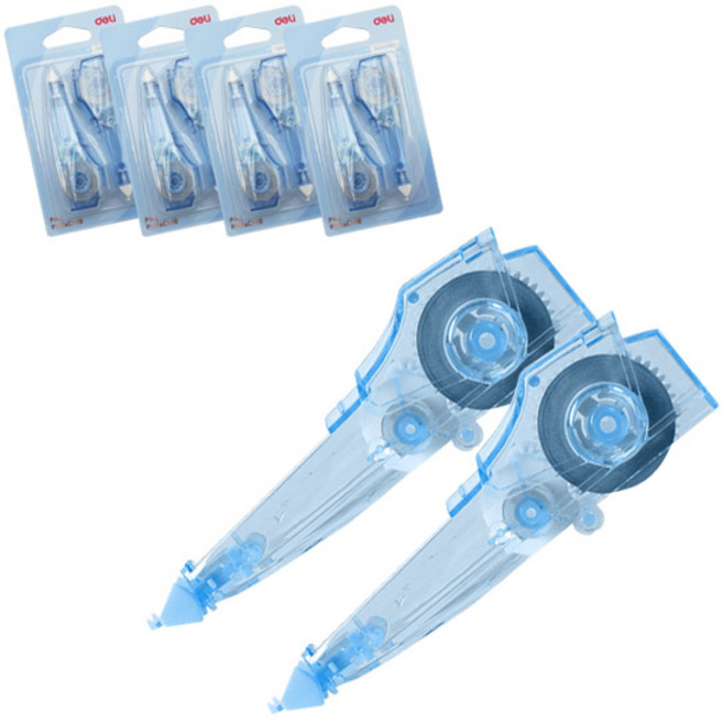 델리 마카롱 수정 테이프 리필 71470 2개, 블루, 5세트